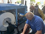 Start der 90 j&auml;hrigen Lok LD 2 (Foto: IFA-Museum )