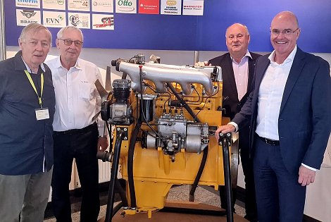 von rechts Andres Krey, Helmut Peter, Udo Kürbis, H.-G. Franke (Foto: Peter Stefan Grainer NNZ)