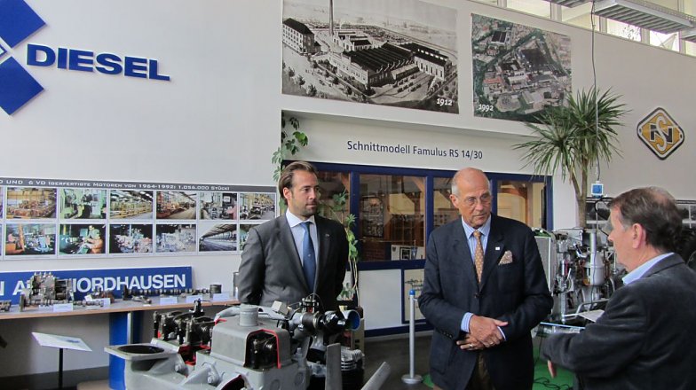 Übergabe des BHKW (Foto: IFA-Museum)